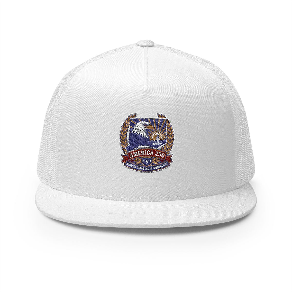 Connecticut America 250 Eagle Patriotic 5-Panel Trucker Hat – State Pride Anniversary Gift