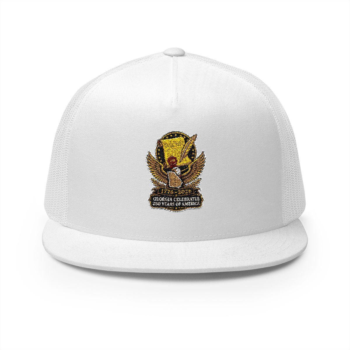 Georgia America 250 Celebration 5-Panel Trucker Hat – Patriotic State Pride Anniversary Cap