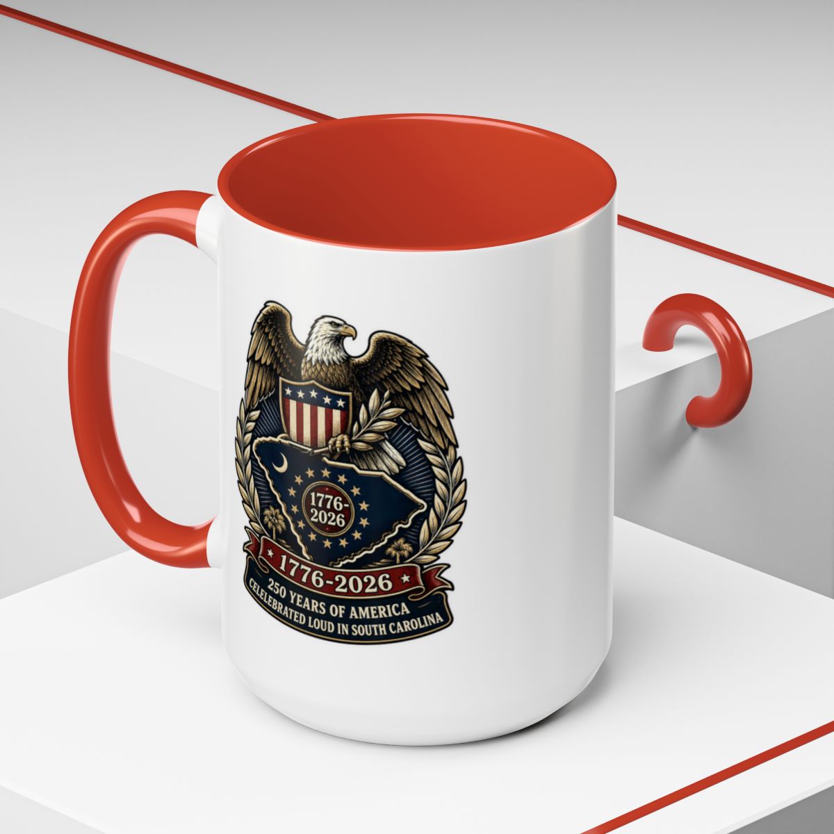 South Carolina 250th Anniversary Coffee Mug – Eagle Crest