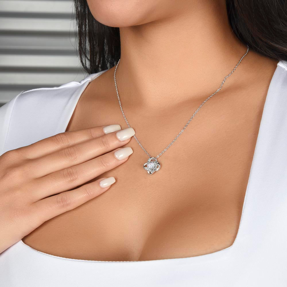 Love Knot Necklace – To My Amazing Grammy | A Heartfelt Gift from Grandchild