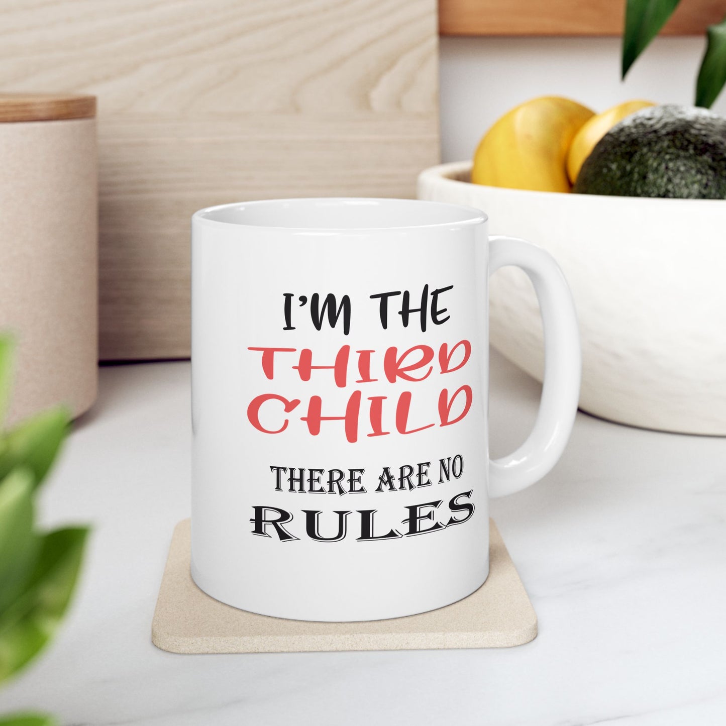 Mug for Third Child - No Rules