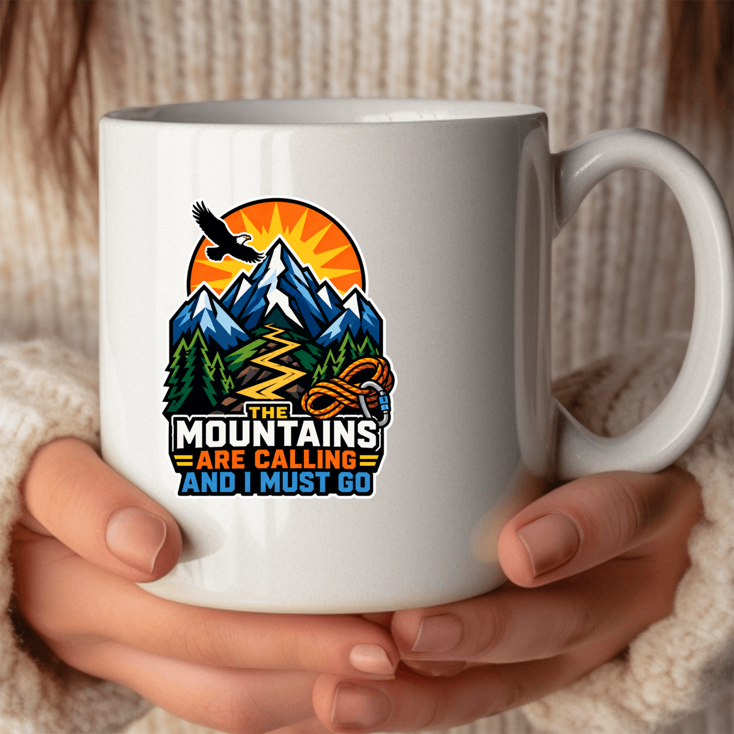 The Mountains Are Calling Mountain Adventure Mug