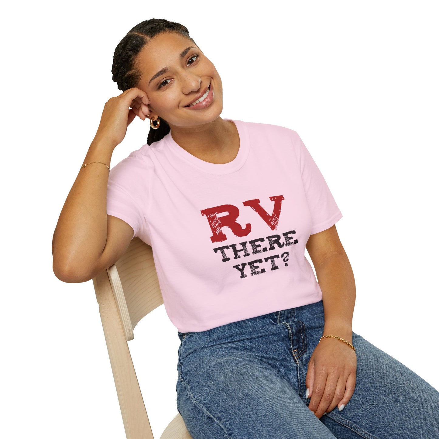 RV There Yet? Unisex T-Shirt | Perfect Travel Gift, Camping Tee, Vacation Wear, Road Trip Fun, Outdoor Adventure Shirt