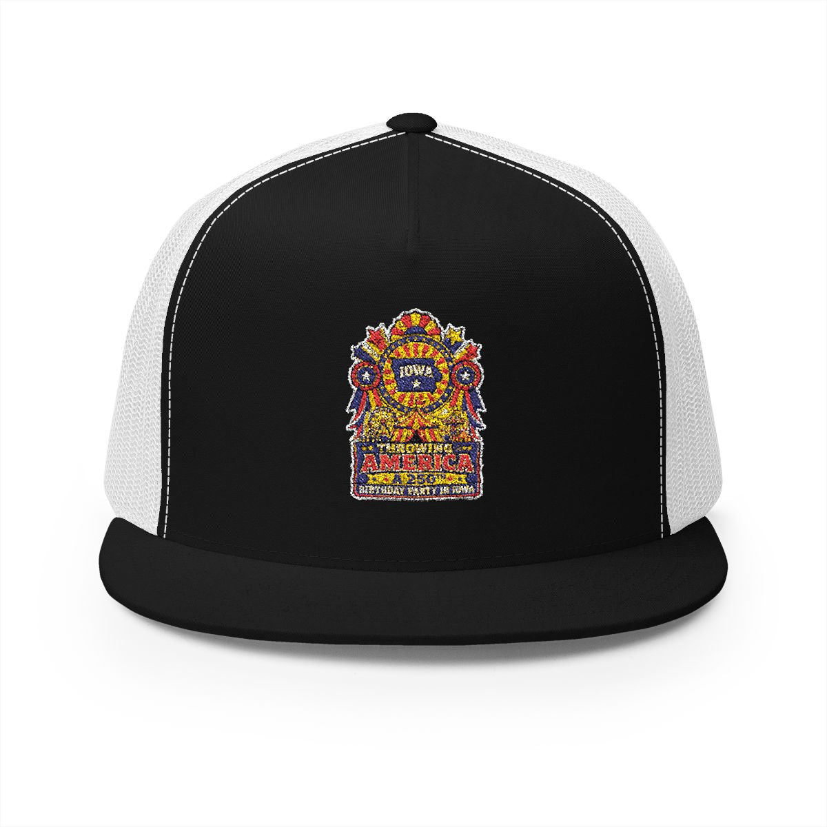 Iowa America 250 Celebration Patriotic 5-Panel Trucker Hat – Birthday Party Anniversary Cap