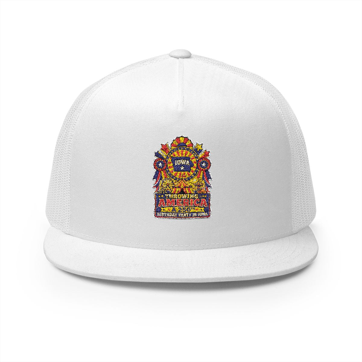 Iowa America 250 Celebration Patriotic 5-Panel Trucker Hat – Birthday Party Anniversary Cap