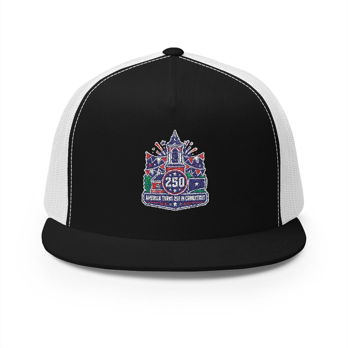 Connecticut America 250 Celebration 5-Panel Trucker Hat – Patriotic Anniversary Cap