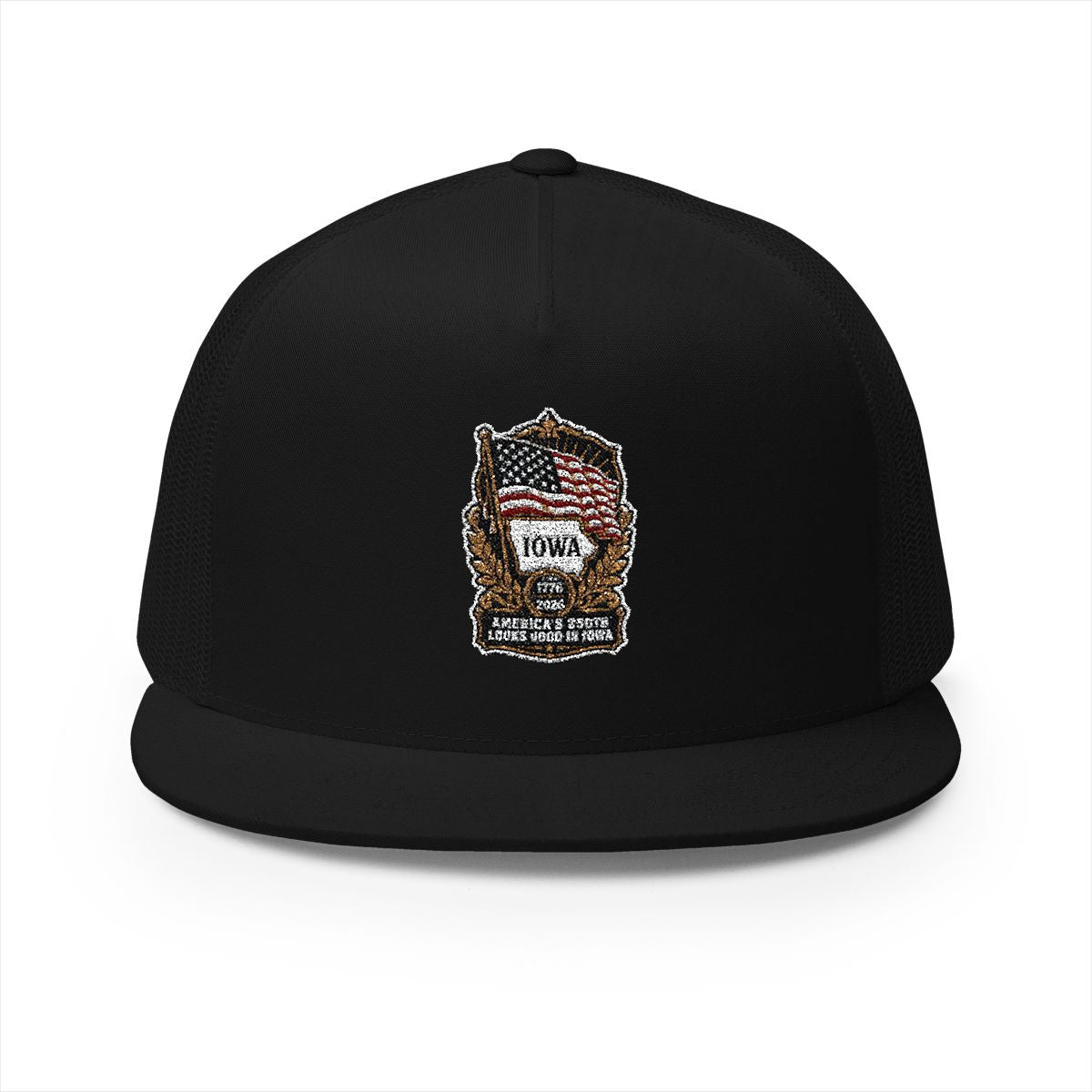 Iowa America 250 Heritage Patriotic 5-Panel Trucker Hat – State Pride Anniversary Cap