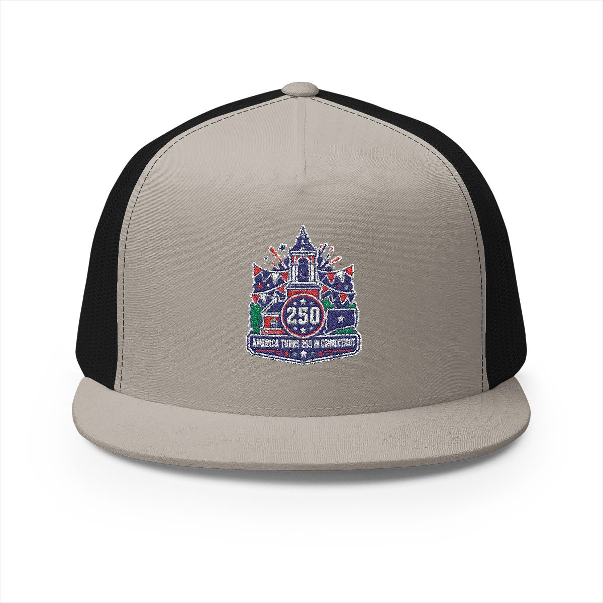 Connecticut America 250 Celebration 5-Panel Trucker Hat – Patriotic Anniversary Cap