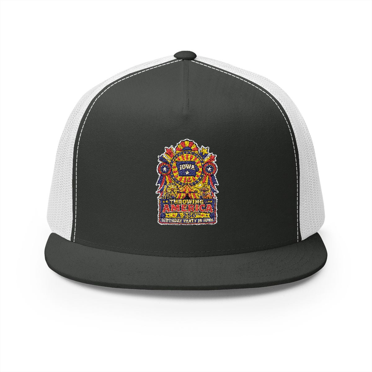 Iowa America 250 Celebration Patriotic 5-Panel Trucker Hat – Birthday Party Anniversary Cap