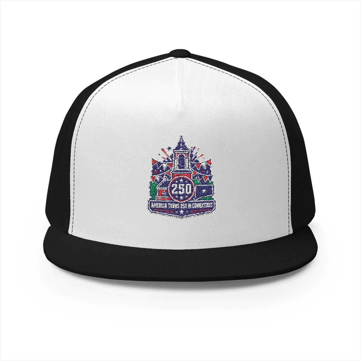 Connecticut America 250 Celebration 5-Panel Trucker Hat – Patriotic Anniversary Cap