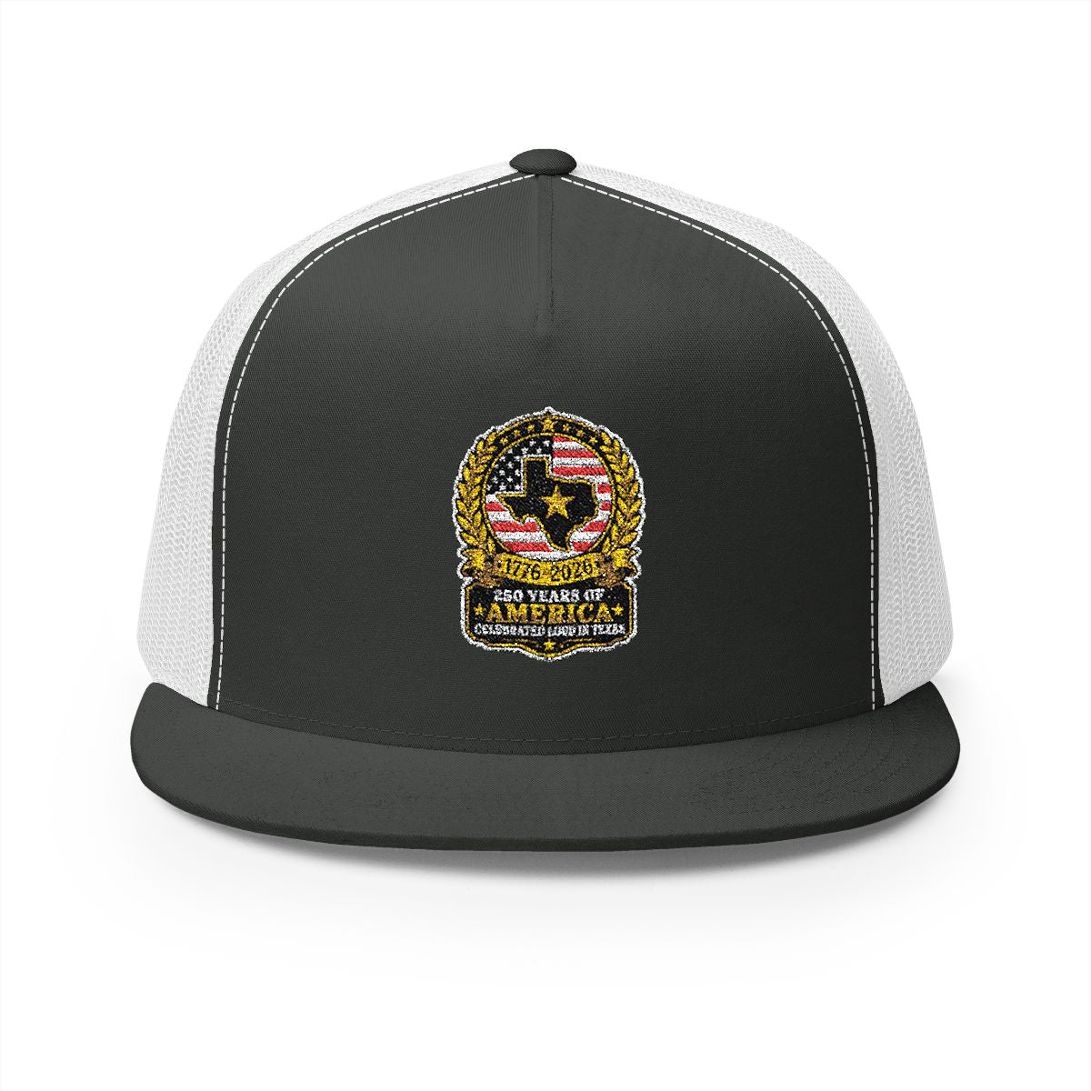 Texas America 250 Patriotic 5-Panel Trucker Hat – Lone Star Anniversary Cap