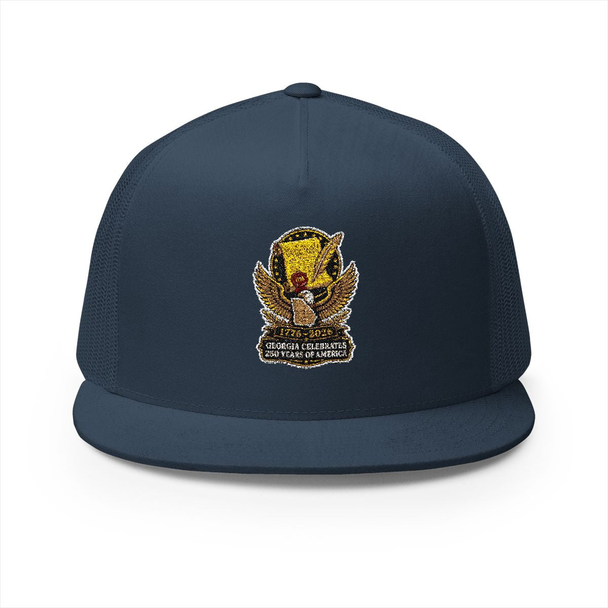 Georgia America 250 Celebration 5-Panel Trucker Hat – Patriotic State Pride Anniversary Cap