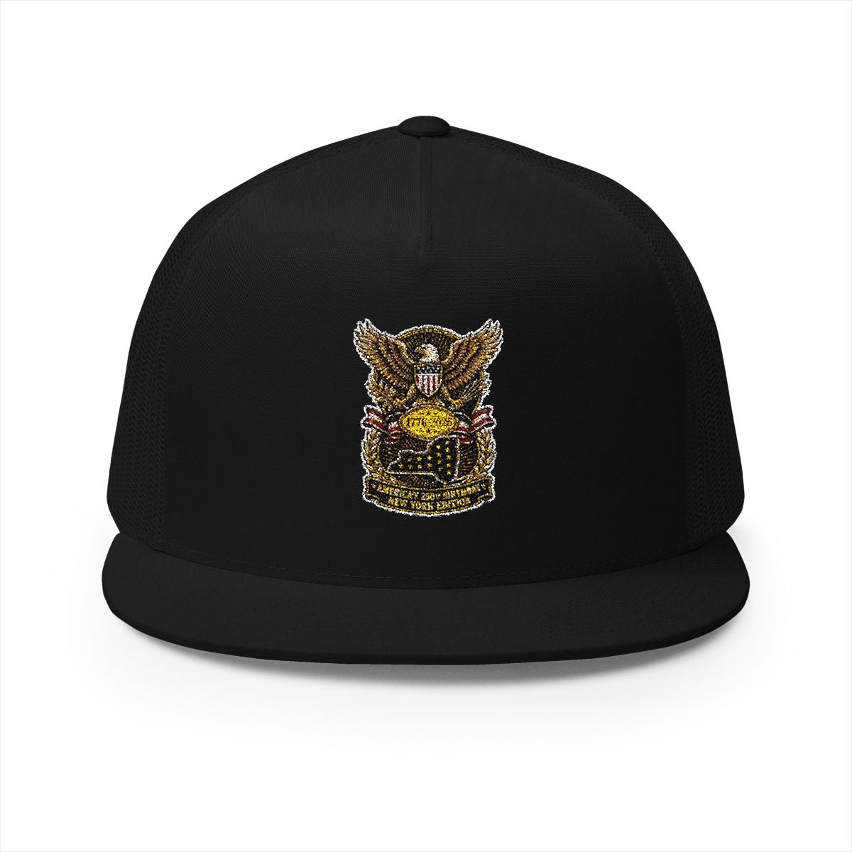 New York America 250 Eagle Patriotic 5-Panel Trucker Hat – State Pride Anniversary Gift
