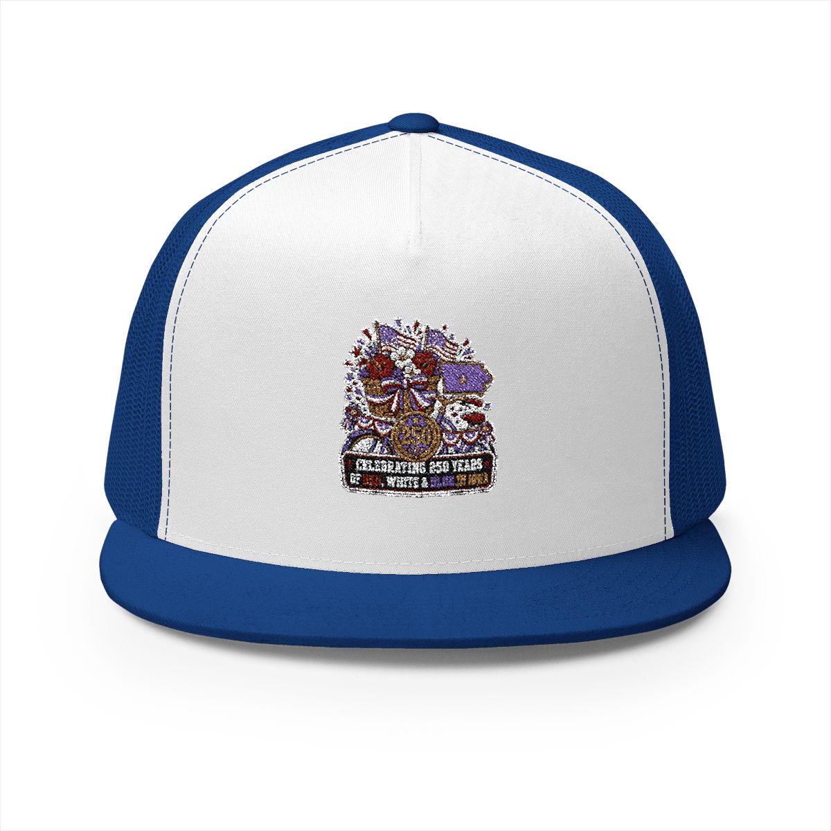 Iowa America 250 Celebration 5-Panel Trucker Hat – Patriotic Anniversary State Pride Cap
