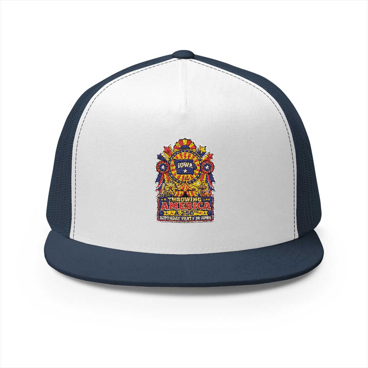 Iowa America 250 Celebration Patriotic 5-Panel Trucker Hat – Birthday Party Anniversary Cap