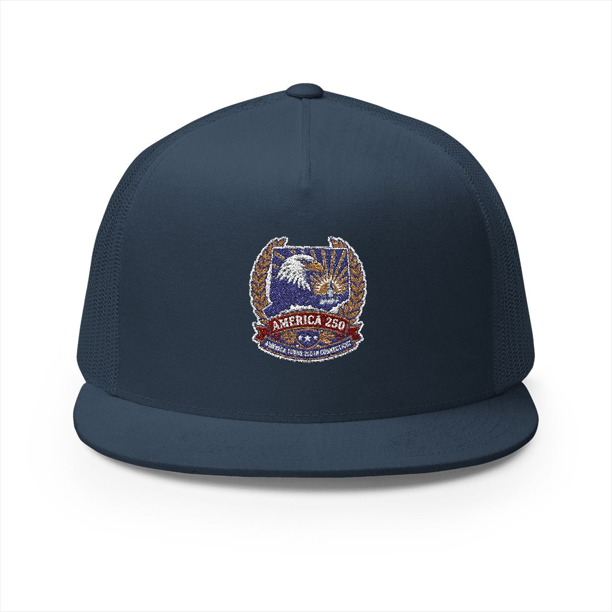 Connecticut America 250 Eagle Patriotic 5-Panel Trucker Hat – State Pride Anniversary Gift