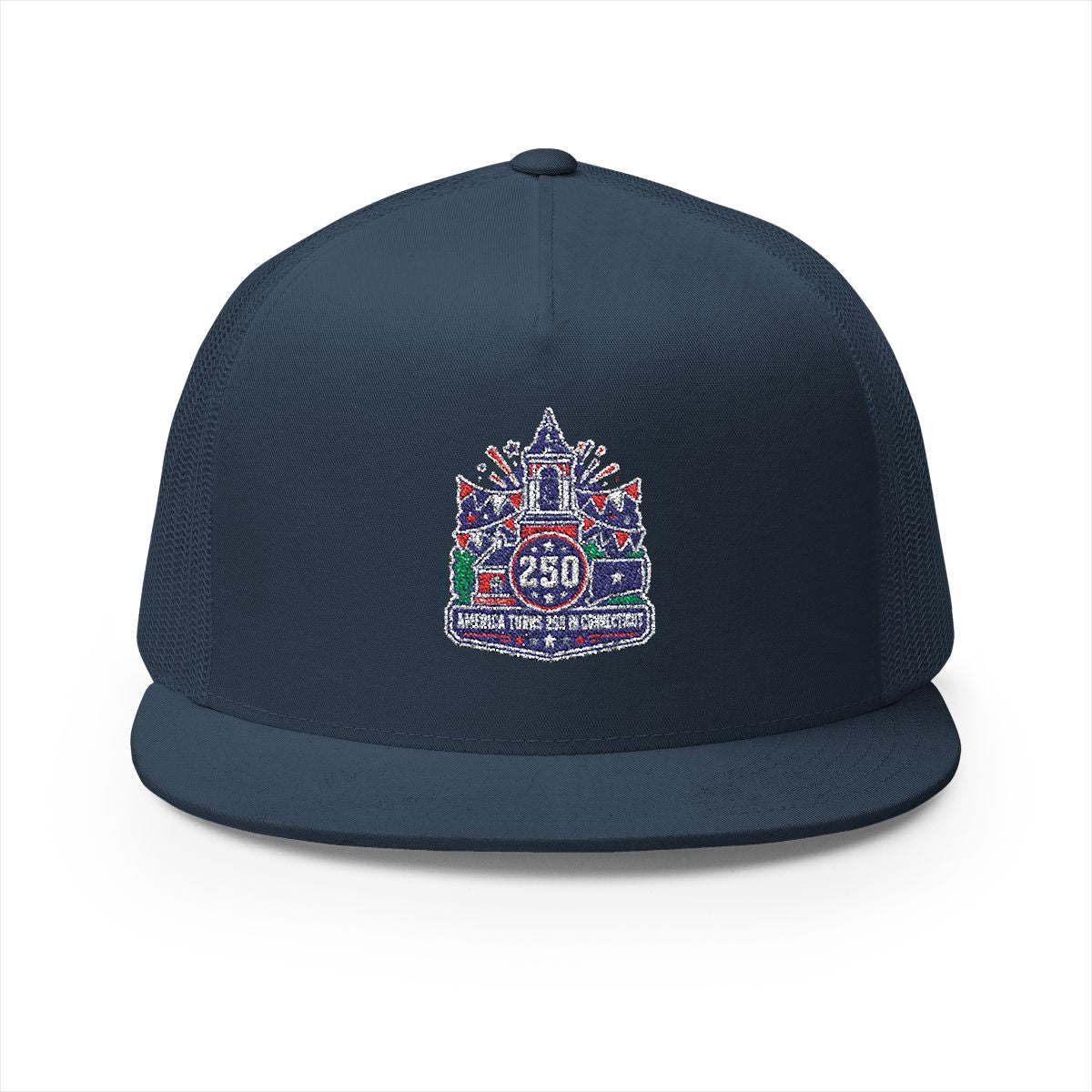 Connecticut America 250 Celebration 5-Panel Trucker Hat – Patriotic Anniversary Cap