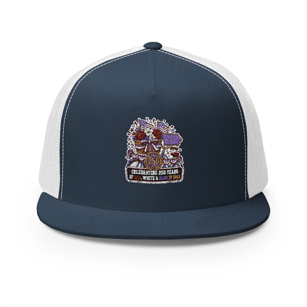 Iowa America 250 Celebration 5-Panel Trucker Hat – Patriotic Anniversary State Pride Cap
