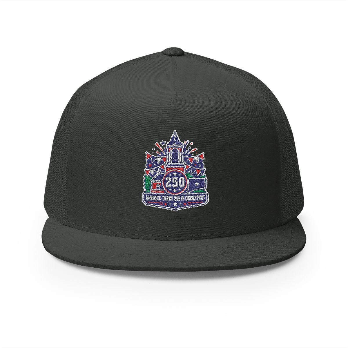 Connecticut America 250 Celebration 5-Panel Trucker Hat – Patriotic Anniversary Cap