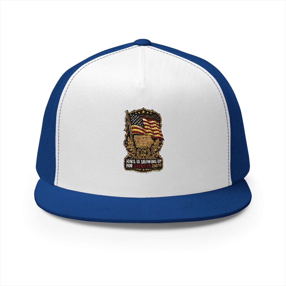 Iowa America 250 Patriotic 5-Panel Trucker Hat – State Pride Anniversary Cap