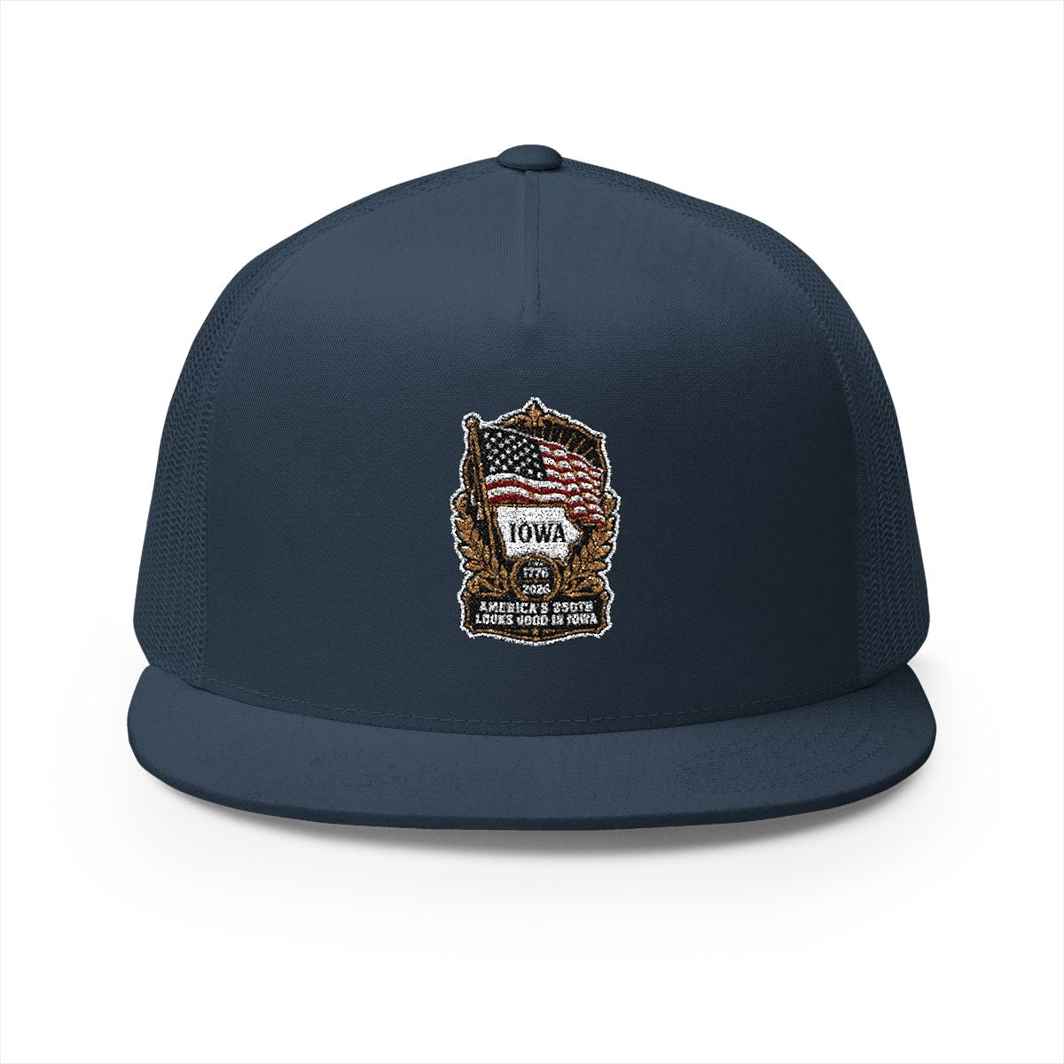Iowa America 250 Heritage Patriotic 5-Panel Trucker Hat – State Pride Anniversary Cap