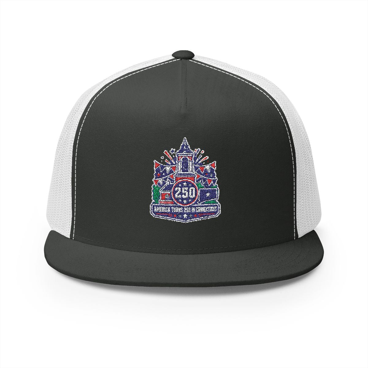 Connecticut America 250 Celebration 5-Panel Trucker Hat – Patriotic Anniversary Cap