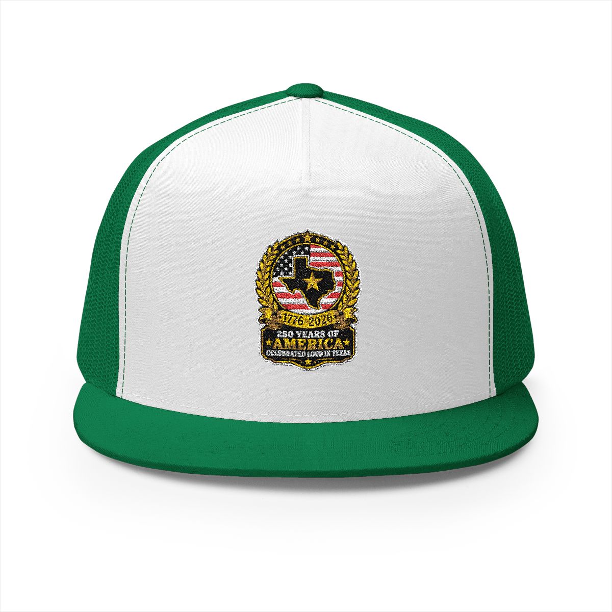 Texas America 250 Patriotic 5-Panel Trucker Hat – Lone Star Anniversary Cap
