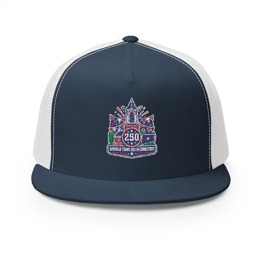 Connecticut America 250 Celebration 5-Panel Trucker Hat – Patriotic Anniversary Cap