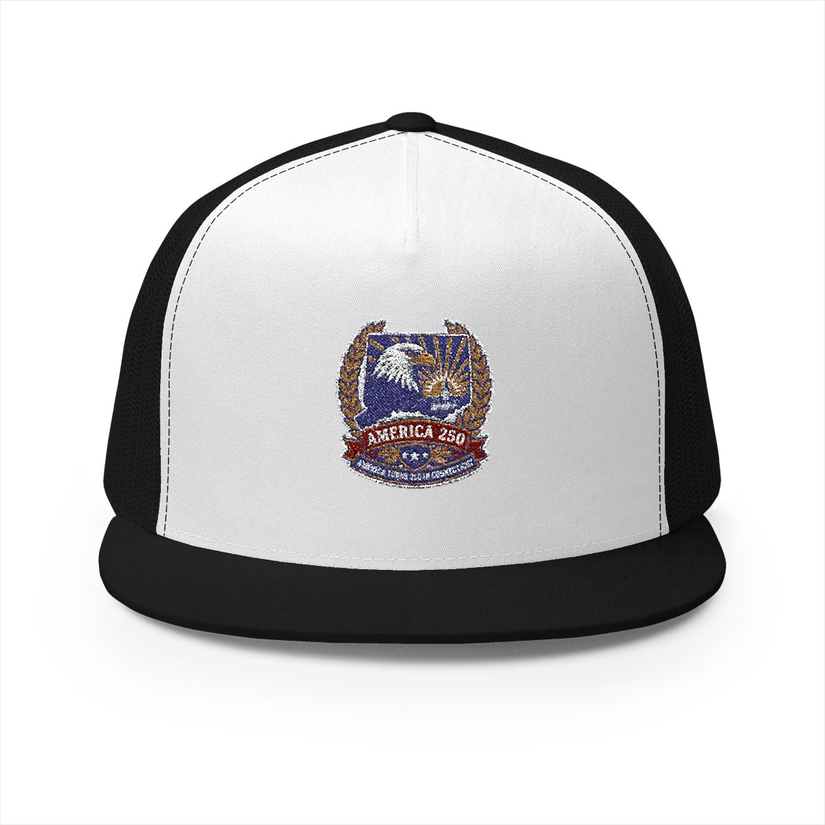 Connecticut America 250 Eagle Patriotic 5-Panel Trucker Hat – State Pride Anniversary Gift