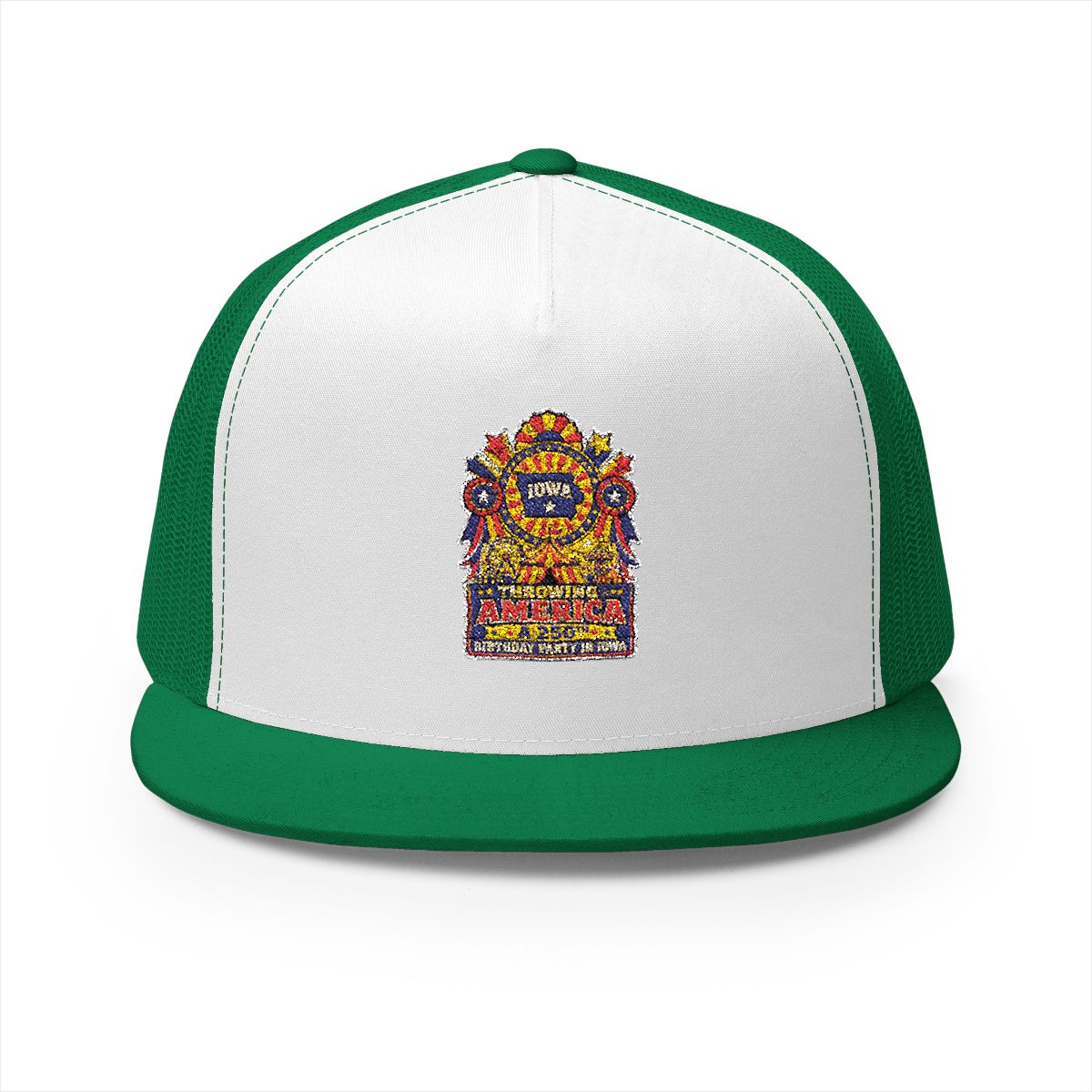 Iowa America 250 Celebration Patriotic 5-Panel Trucker Hat – Birthday Party Anniversary Cap