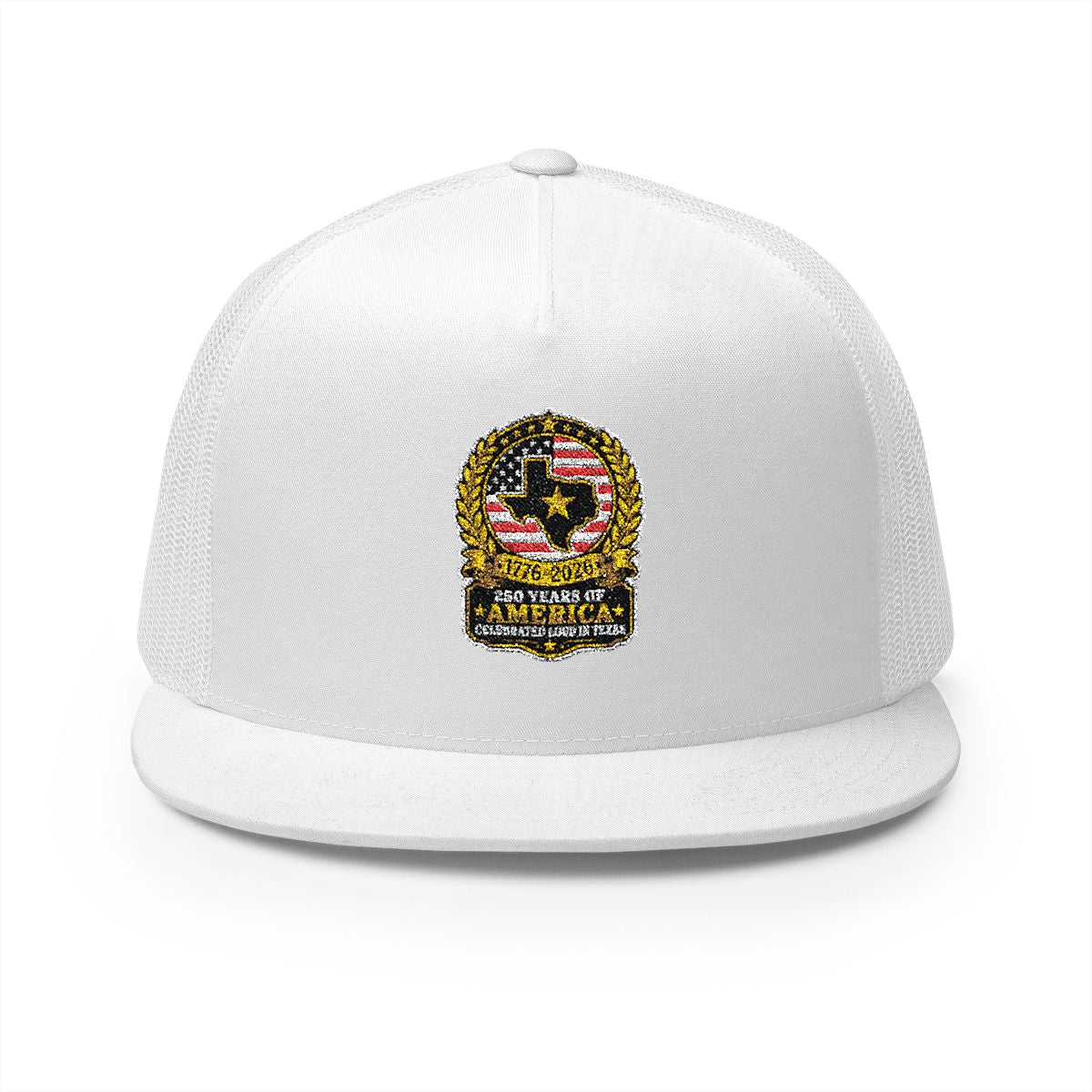 Texas America 250 Patriotic 5-Panel Trucker Hat – Lone Star Anniversary Cap
