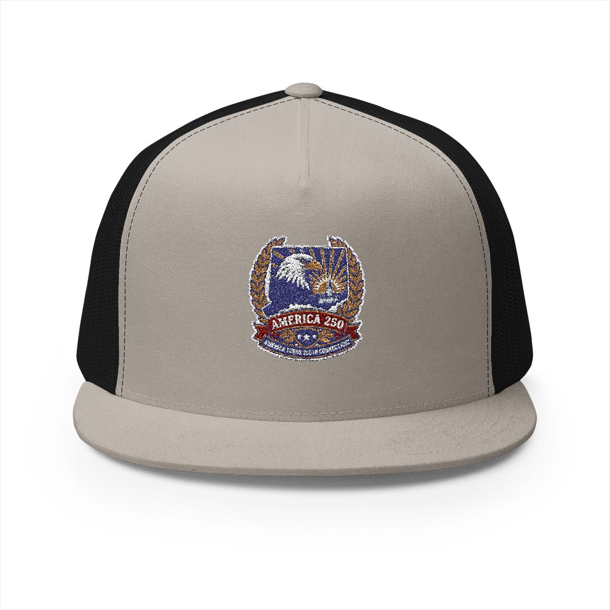 Connecticut America 250 Eagle Patriotic 5-Panel Trucker Hat – State Pride Anniversary Gift