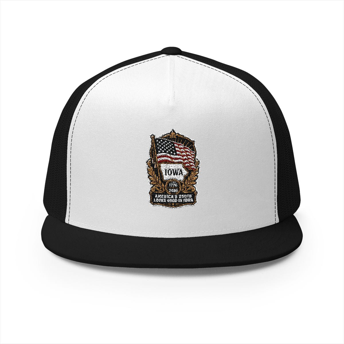 Iowa America 250 Heritage Patriotic 5-Panel Trucker Hat – State Pride Anniversary Cap