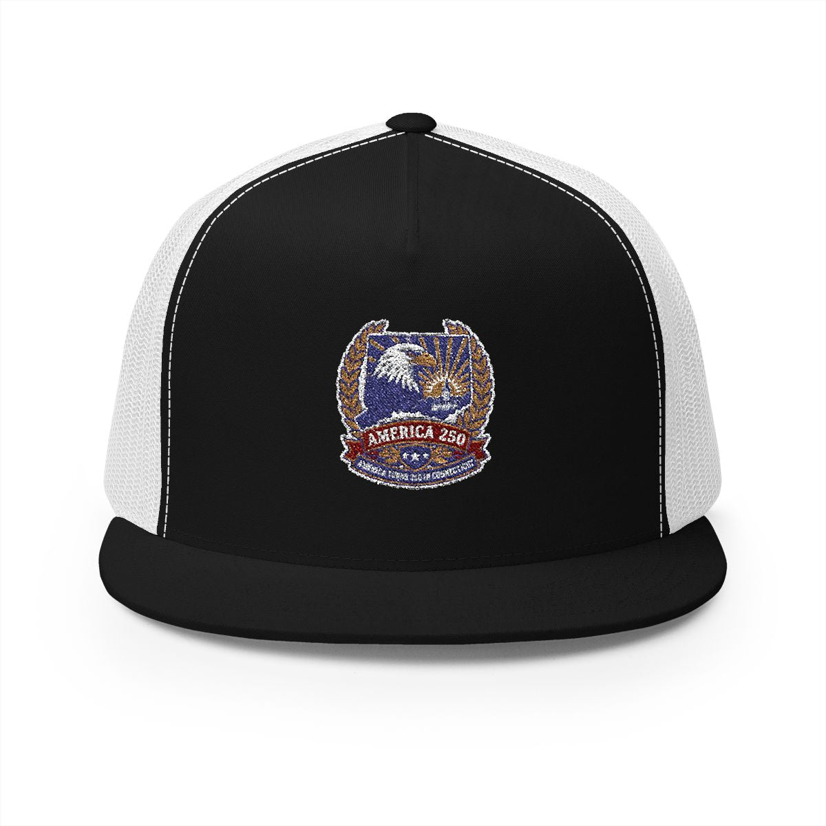 Connecticut America 250 Eagle Patriotic 5-Panel Trucker Hat – State Pride Anniversary Gift