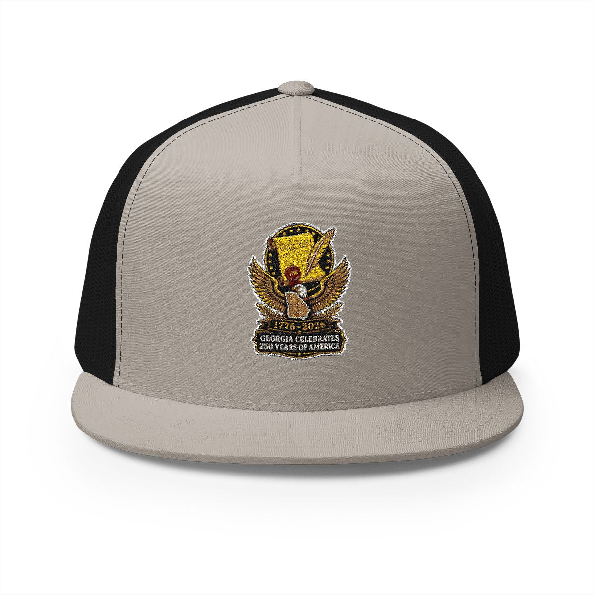 Georgia America 250 Celebration 5-Panel Trucker Hat – Patriotic State Pride Anniversary Cap