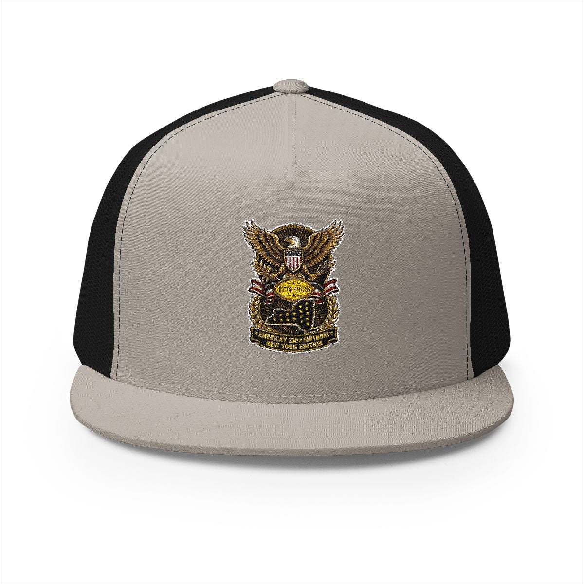 New York America 250 Eagle Patriotic 5-Panel Trucker Hat – State Pride Anniversary Gift