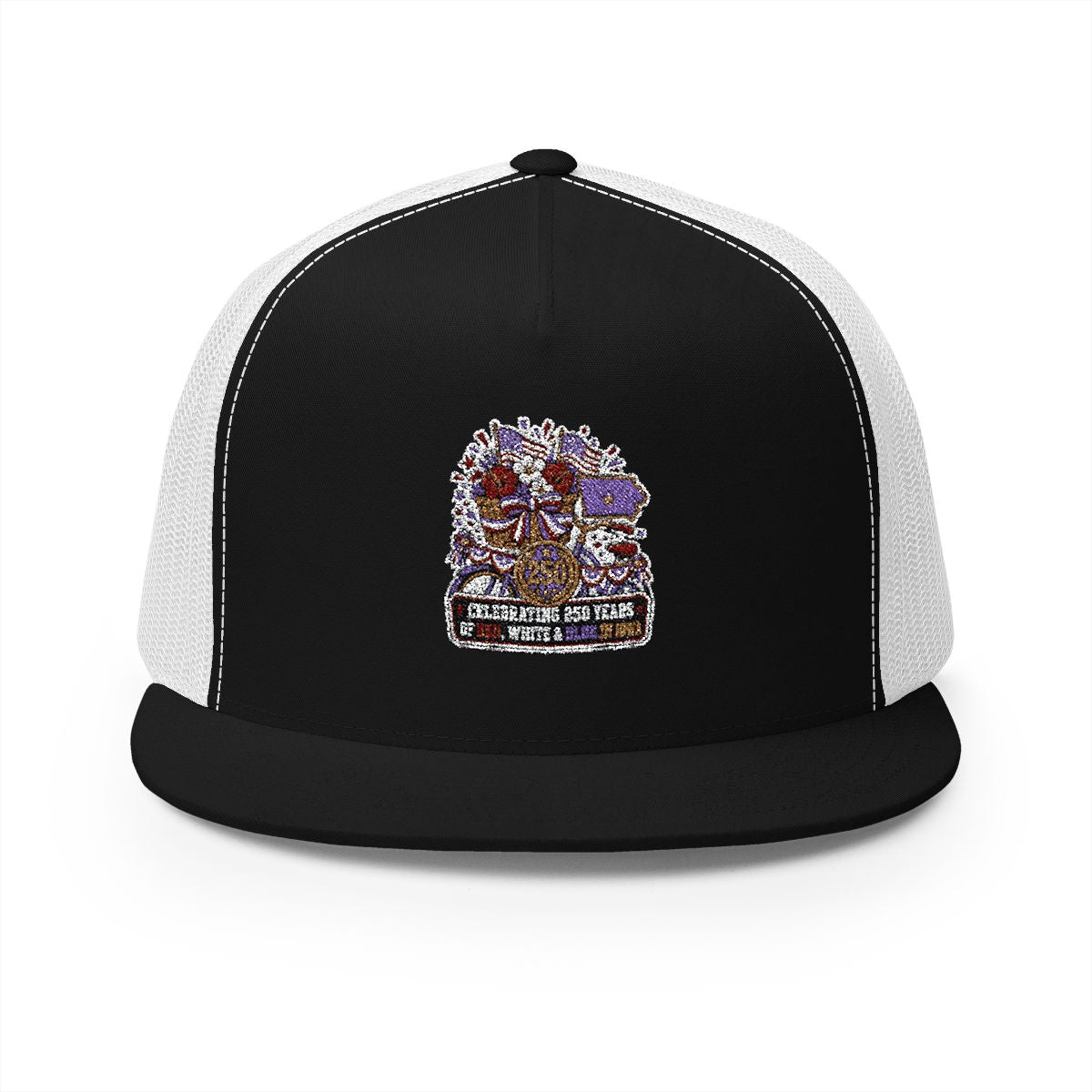 Iowa America 250 Celebration 5-Panel Trucker Hat – Patriotic Anniversary State Pride Cap