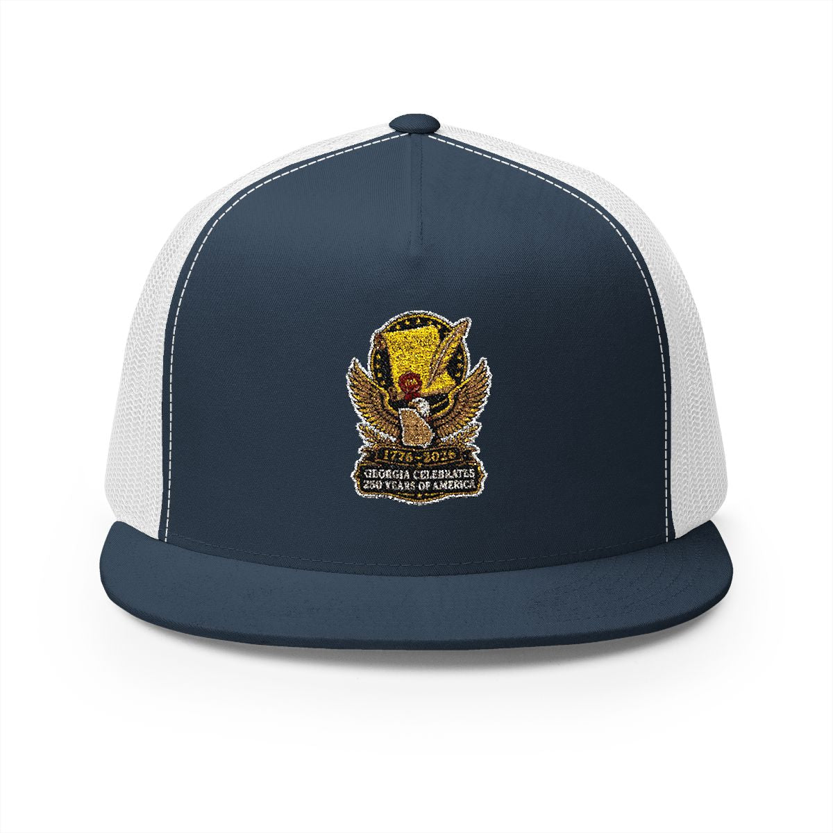 Georgia America 250 Celebration 5-Panel Trucker Hat – Patriotic State Pride Anniversary Cap