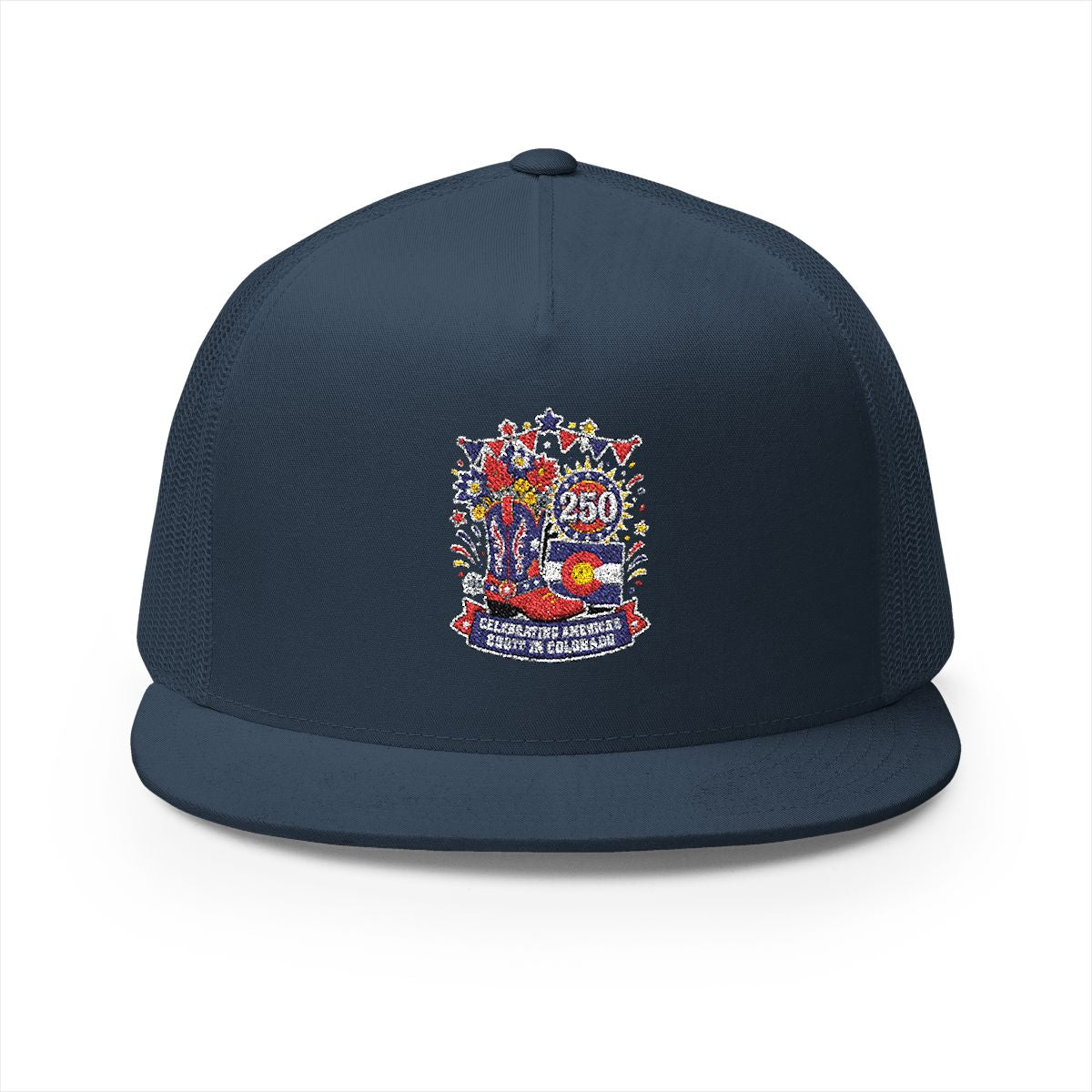 Colorado America 250 Patriotic 5-Panel Trucker Hat – Western State Pride Anniversary Cap