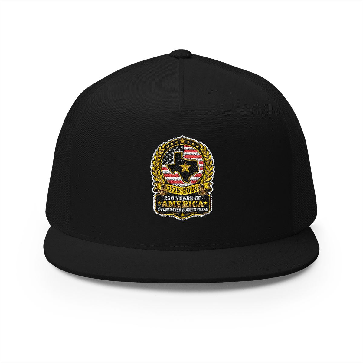 Texas America 250 Patriotic 5-Panel Trucker Hat – Lone Star Anniversary Cap
