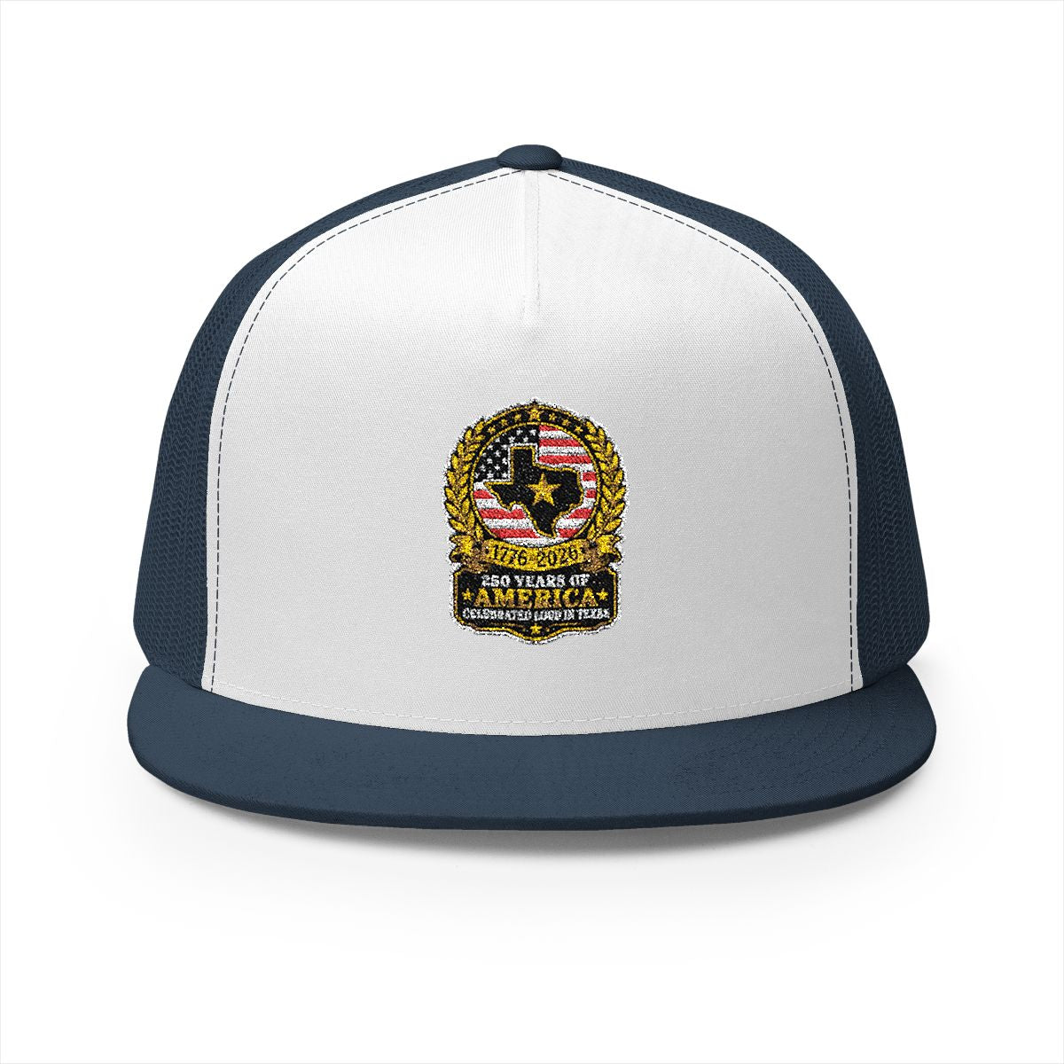 Texas America 250 Patriotic 5-Panel Trucker Hat – Lone Star Anniversary Cap