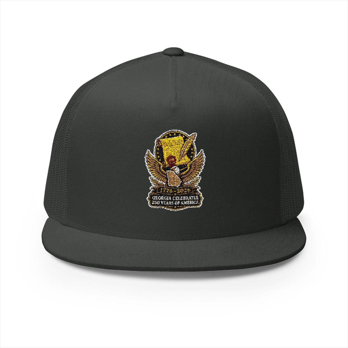 Georgia America 250 Celebration 5-Panel Trucker Hat – Patriotic State Pride Anniversary Cap