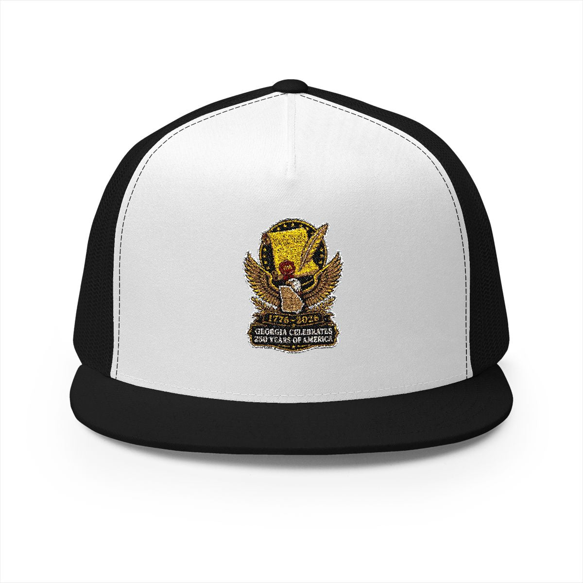 Georgia America 250 Celebration 5-Panel Trucker Hat – Patriotic State Pride Anniversary Cap