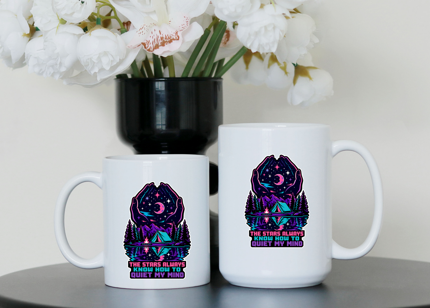 The Stars Always Know How to Quiet My Mind Mug | Camping Mug | Stargazing Gift | Nature Lover Coffee Mug | Hiking Gift | Outdoor Mug