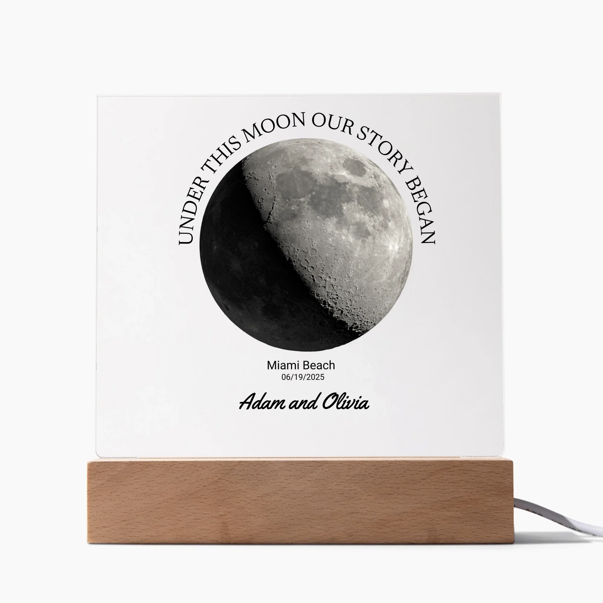 Acrylic Square LED 1