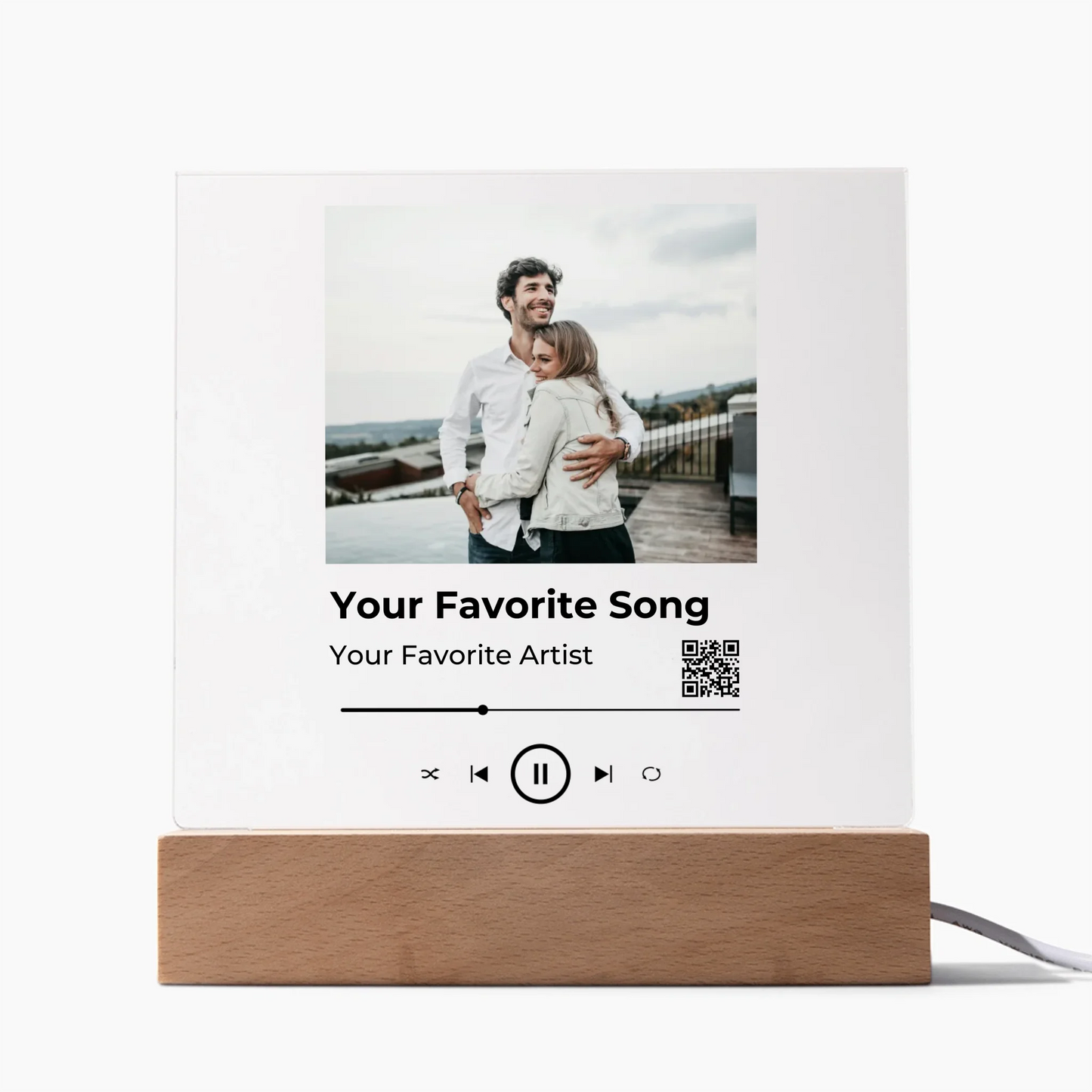 Acrylic Square LED 1