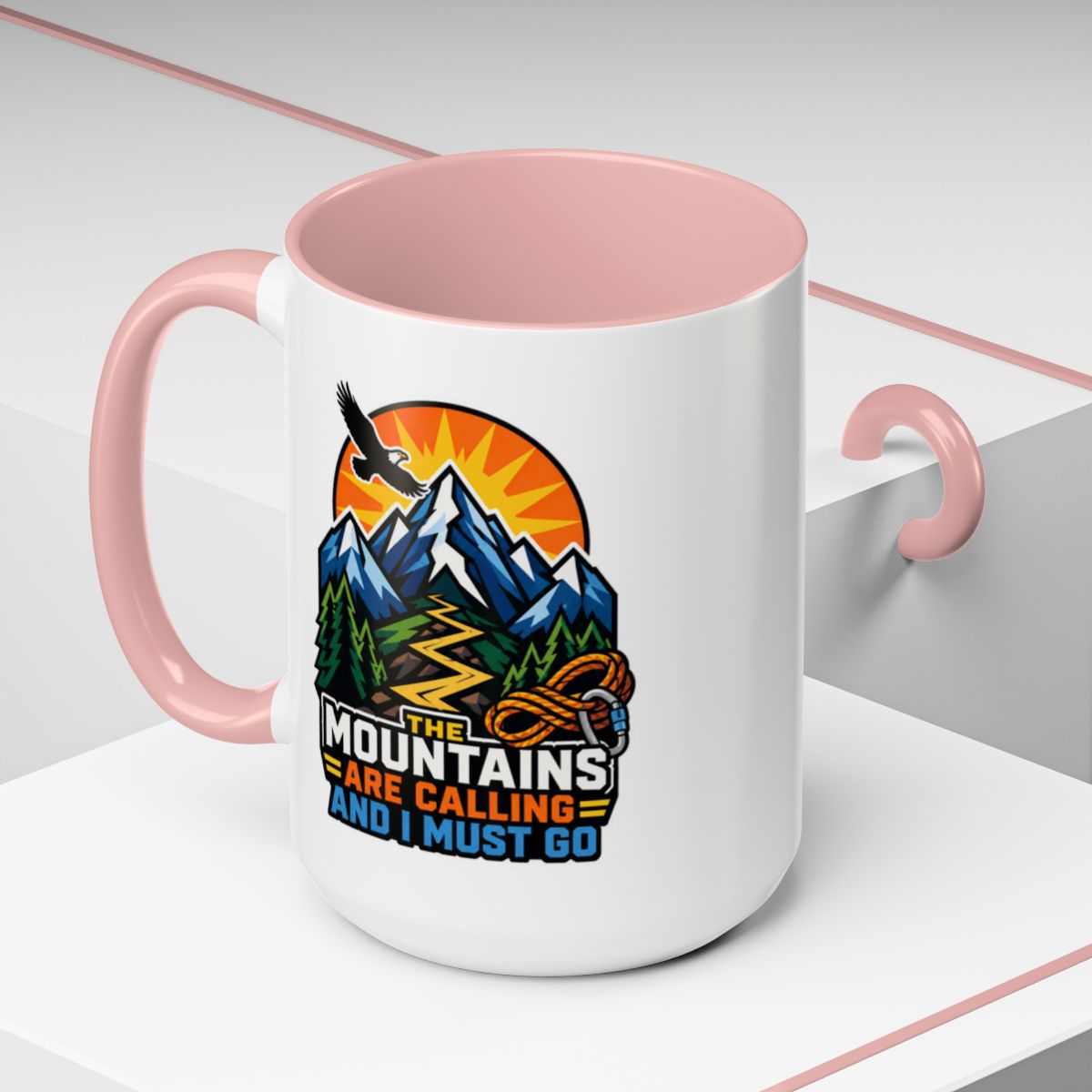 The Mountains Are Calling Mountain Adventure Mug