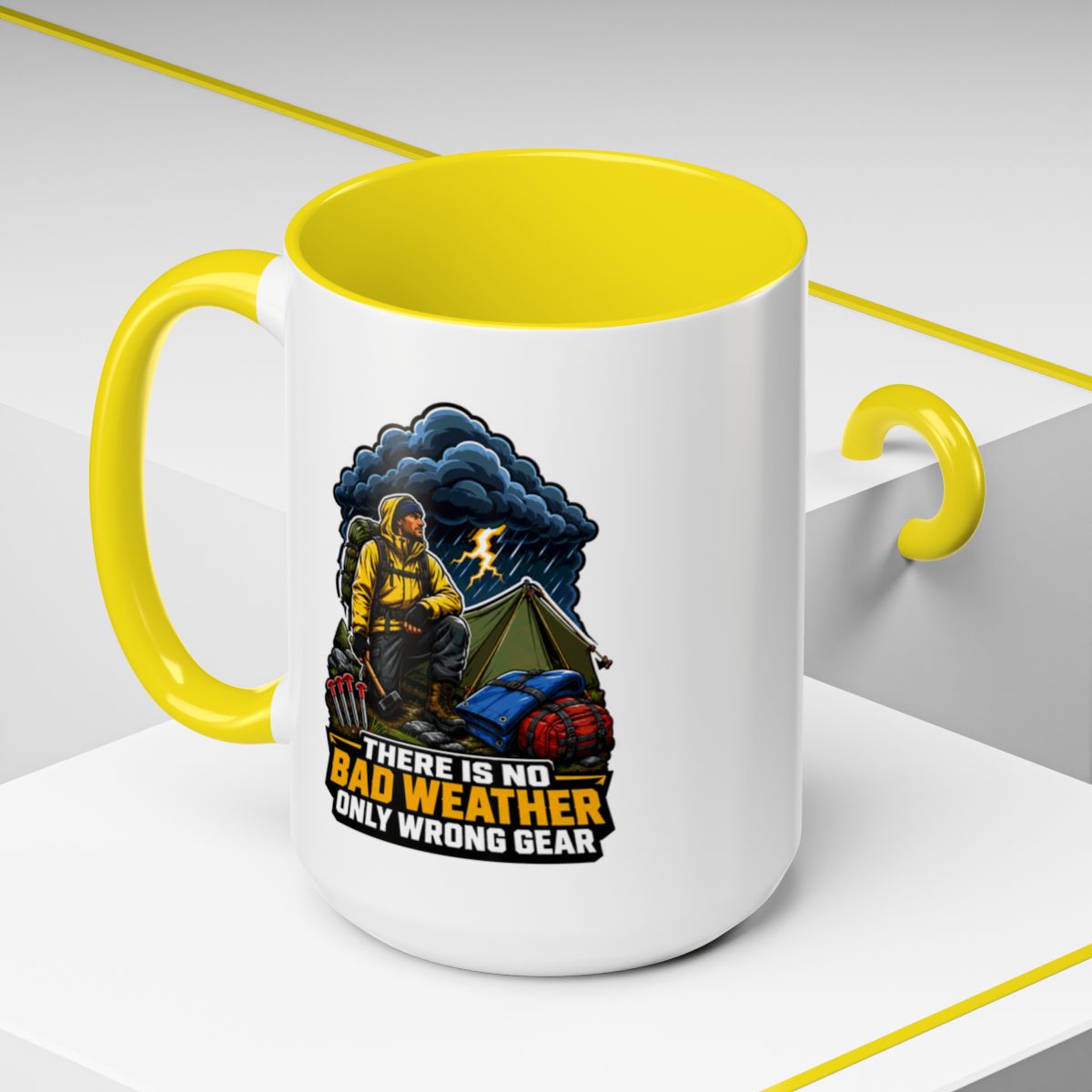 There Is No Bad Weather Only Wrong Gear Mug | Camping Mug | Hiking Coffee Mug | Outdoor Adventure Gift | Nature Lover Mug | Camper Gift