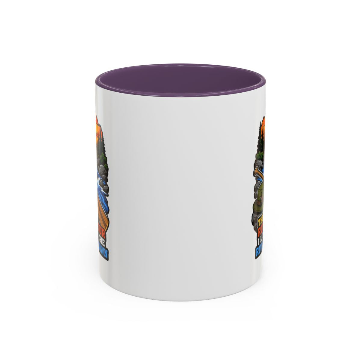 The Only Rush Hour I Like Is The River At Dawn Mug | Camping Mug | Canoeing Gift | Kayak Coffee Mug | Nature Lover Gift | Outdoor Mug
