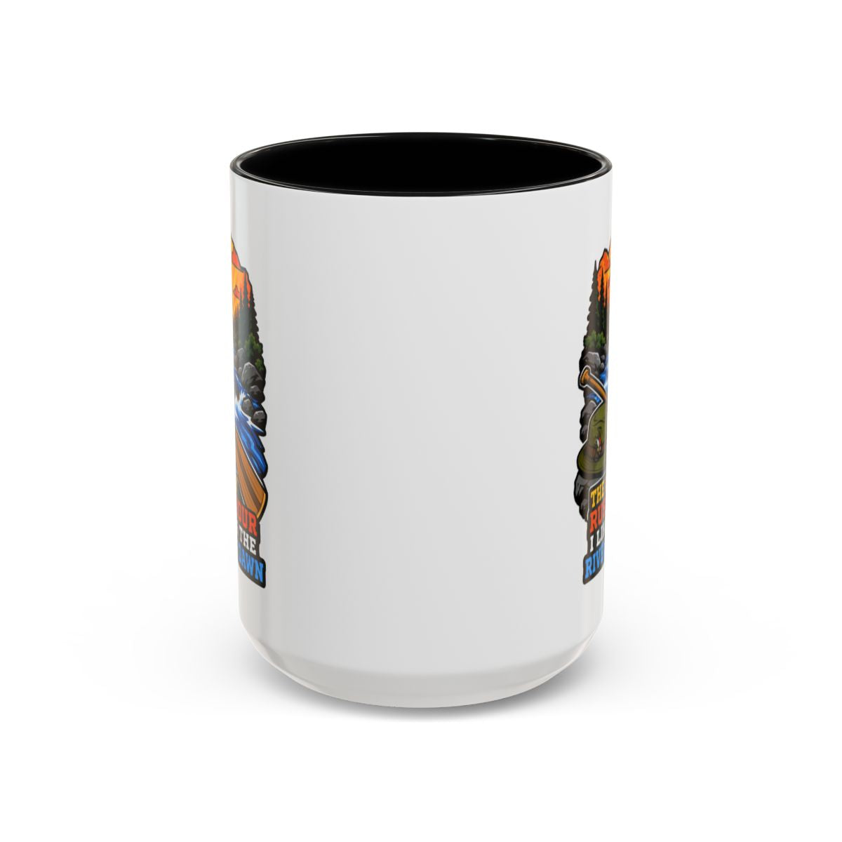 The Only Rush Hour I Like Is The River At Dawn Mug | Camping Mug | Canoeing Gift | Kayak Coffee Mug | Nature Lover Gift | Outdoor Mug